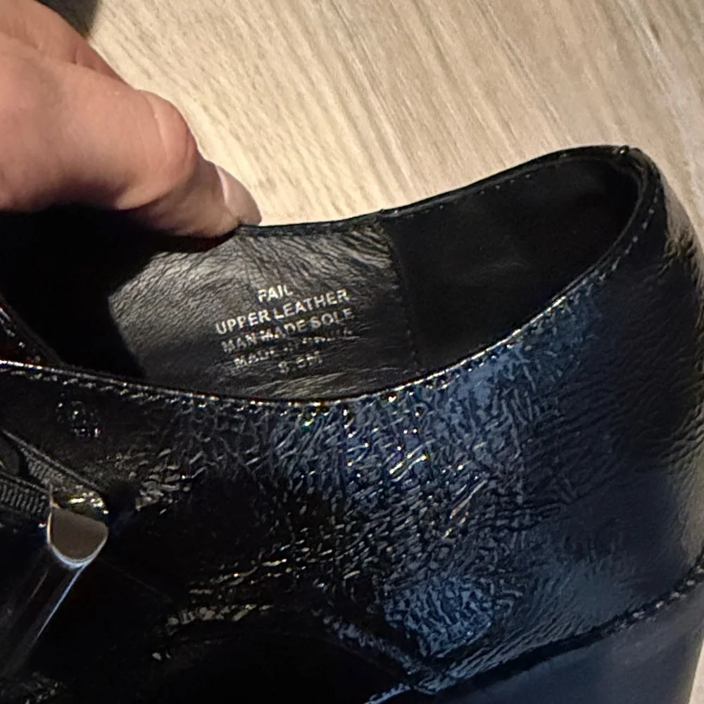 Jeffrey Campbell Glossy Black Platform Shoes - Picture 4 of 4